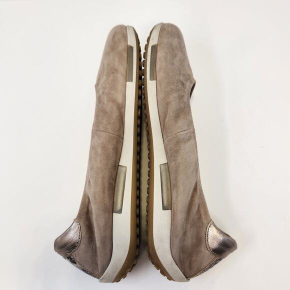 Gabor Women Tan Suede Slip On Comfort Flats Size UK 5 US 7.5 Closed Round Toe - Picture 7 of 8